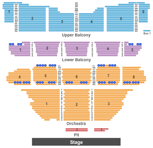 Coronado Performing Arts Center Jerry Seinfeld Seating Chart